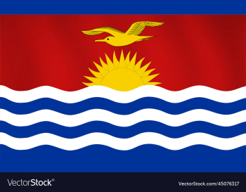 kiribati flag background