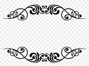 Kisscc0 Decorative Borders Stencil Designs Arts Flourishy - Border Stencil Designs Free