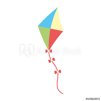 kite toy icon kite toy icon