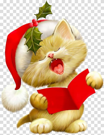 Kitten Santa Claus Cat Christmas , kitten transparent background PNG clipart Kitten Santa Claus Cat Christmas , kitten transparent background PNG clipart