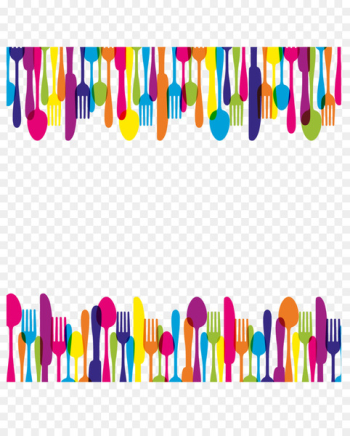 Knife Fork Spoon - Color shading knife and fork Knife Fork Spoon - Color shading knife and fork