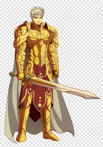 Knight Warrior Anime Body armor Plate armour, Knight transparent background PNG clipart