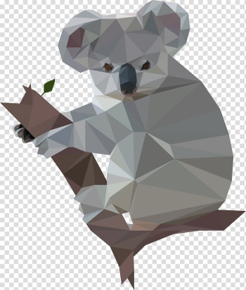 Koala Polygon Marsupial Animal Art, koala transparent background PNG clipart Koala Polygon Marsupial Animal Art, koala transparent background PNG clipart