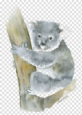 Koala Watercolor painting Art, Koala transparent background PNG clipart Koala Watercolor painting Art, Koala transparent background PNG clipart