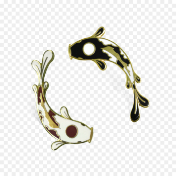Koi Earring Goldfish Lapel pin - koi fish Koi Earring Goldfish Lapel pin - koi fish