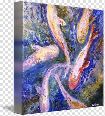 Koi Watercolor painting Art Oil painting, oil painting transparent background PNG clipart