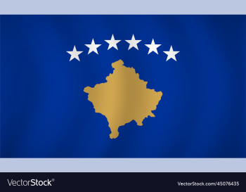 kosovo flag background