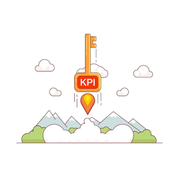 KPI growth concept KPI growth concept