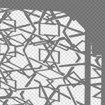 KR Al Andalus freebie set, gray abstract illustration transparent background PNG clipart