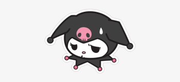 Kuromi And Create Cute Mischief Some Stickers - Kuromi Transparent ...