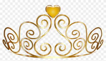 La Corona De La Princesa De Oro Clip Art - Princess Gold Crown Clipart