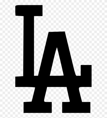 La Dodgers Logo File Size - Los Angeles Dodgers Logo Black