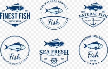Label Fish as food - Fish vector material Label Fish as food - Fish vector material