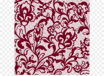 Lace Flower Stock photography Pattern - Transparent Decorative Lace with Flowers PNG Image 