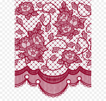 Lace wig Color Appliqué lace Hair - Transparent Lace with Roses Decoration PNG Picture 