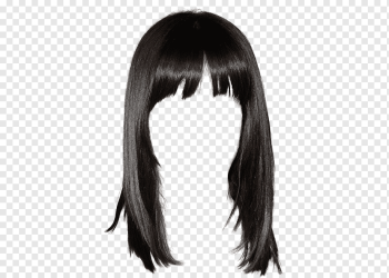 Lace wig Hairstyle Long hair, Western style black hair wig Free to pull the material, black wig, free Logo Design Template, black Hair, chinese Style png