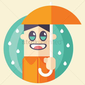Lady holding an umbrella Lady holding an umbrella