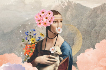 Lady with an Ermine background, | Free Photo - rawpixel Lady with an Ermine background, | Free Photo - rawpixel