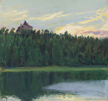 Lakeside landscape (1911) oil | Free Photo - rawpixel Lakeside landscape (1911) oil | Free Photo - rawpixel