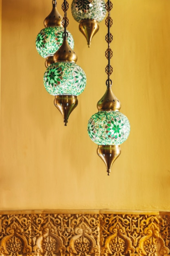Lamps in arab restaurant Lamps in arab restaurant