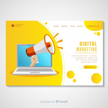 Landing page template Landing page template