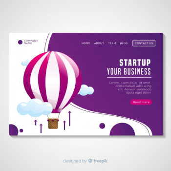Landing page template Landing page template