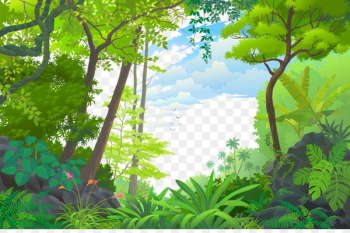 Landscape Jungle Euclidean vector Tropical rainforest - forest 