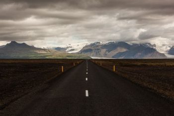 landscape of asphalt road landscape of asphalt road