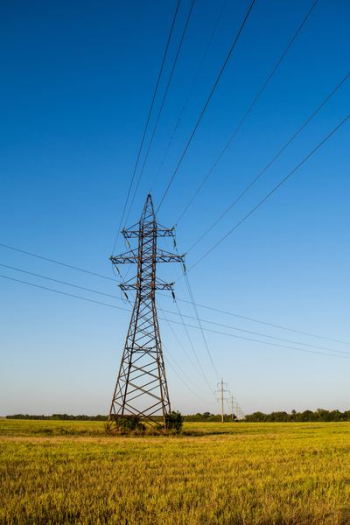 landscape photography of transmission tower landscape photography of transmission tower