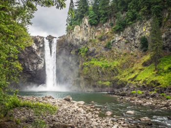landscape waterfall landscape waterfall