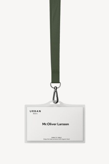 Lanyard card mockup, gray 3D | Free PSD Mockup - rawpixel