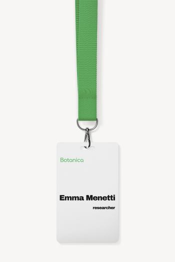 Lanyard ID card mockup, green | Free PSD Mockup - rawpixel