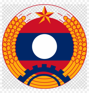 Laos Coat Of Arms Clipart Vientiane Lao Army F - Lao People&#39;s Armed Forces