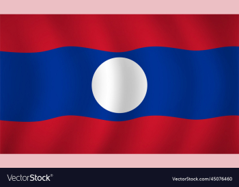 laos flag background