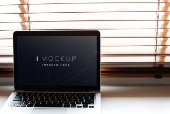 Laptop digital device screen mockup | Free stock psd mockup - 527630