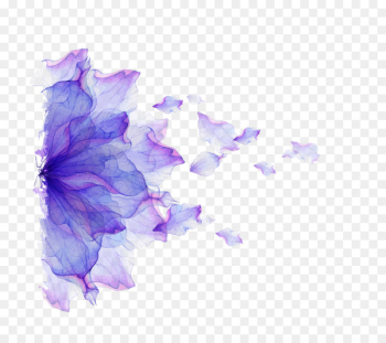 Laptop Flower Purple Petal - Purple petals float Laptop Flower Purple Petal - Purple petals float