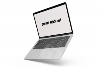 Laptop mock-up isolated Free Psd