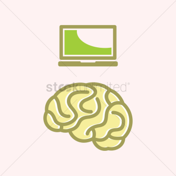 Laptop on brain