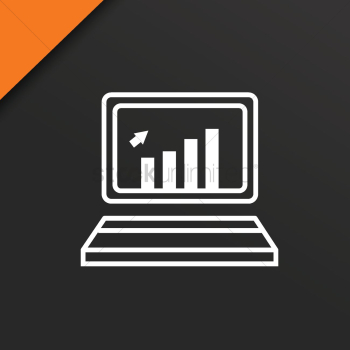 Laptop with analysis Laptop with analysis