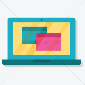 Laptop with browsers