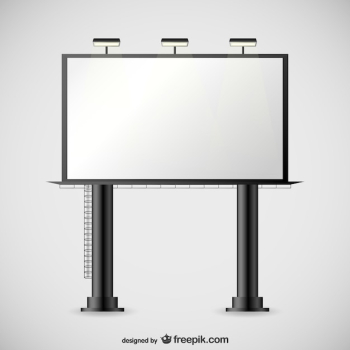 Large billboard vector Large billboard vector