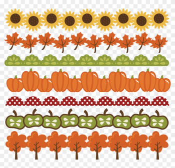 Large Fall-borders - Cute Fall Border Clipart Large Fall-borders - Cute Fall Border Clipart