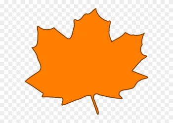 Large Orange Leaf Large Orange Leaf