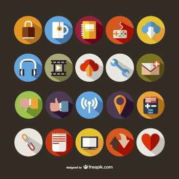 Large round icons pack Large round icons pack