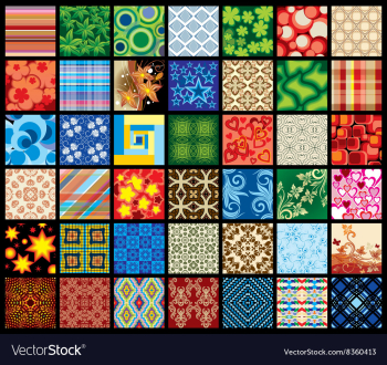 Large Set of Backgrounds for Design vector image Large Set of Backgrounds for Design vector image