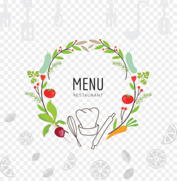Lasagne Vegetarian cuisine Pasta Cooking Food - Vector hand painted food menu 