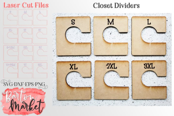 Laser Closet Dividers SVG DXF EPS PNG Laser Closet Dividers SVG DXF EPS PNG