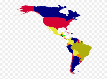Latin America Simple Clip Art At Clker - Latin America Map Vector ...