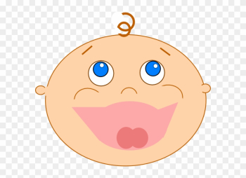 Laughing Baby - Cartoon Baby Laughing Face