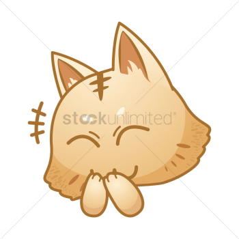 Laughing cat expression